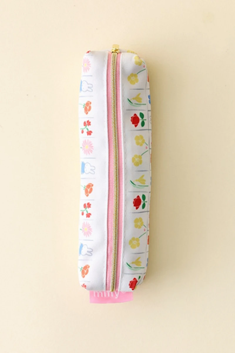Miffy Floral UO Exclusive Patterned Pencil Case