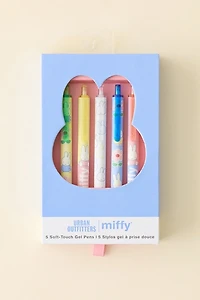 Miffy Floral UO Exclusive Soft-Touch Gel Pen Set