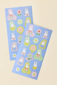 Miffy Floral UO Exclusive Scented Sticker Sheet