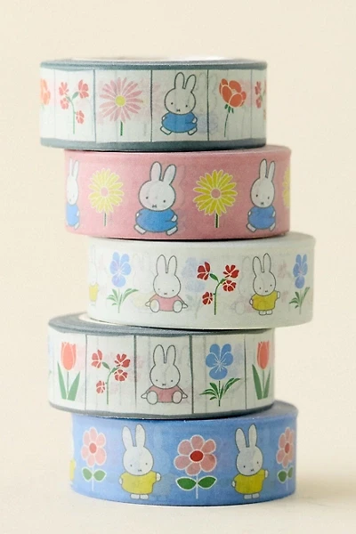 Miffy Floral UO Exclusive Washi Tape Set