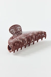 Bandana Print Claw Clip