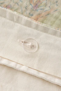 Isla Salt Washed Medallion Cotton Gauze Duvet Cover