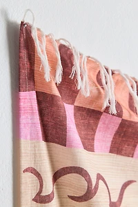 Seashell Icon Printed Tapestry