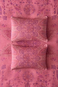 Isla Salt Washed Medallion Cotton Gauze Sham Set