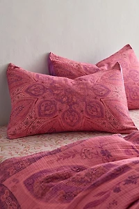 Isla Salt Washed Medallion Cotton Gauze Sham Set