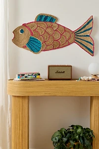 Fish Shaped Jute Wall Hanging