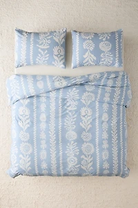 Mara Coastal Icon Striped Patterned Duvet Cover Set