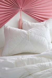 Festival Lace Butterfly Sham Set