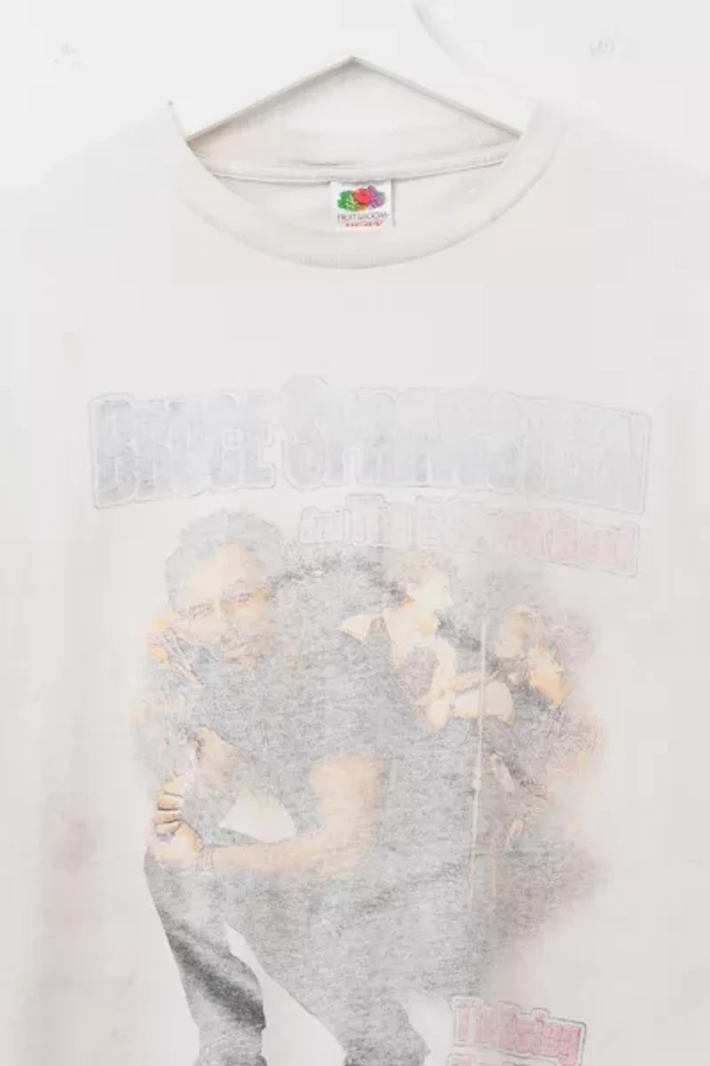 Vintage Y2K Distressed Bruce Springsteen Graphic Tour T-Shirt