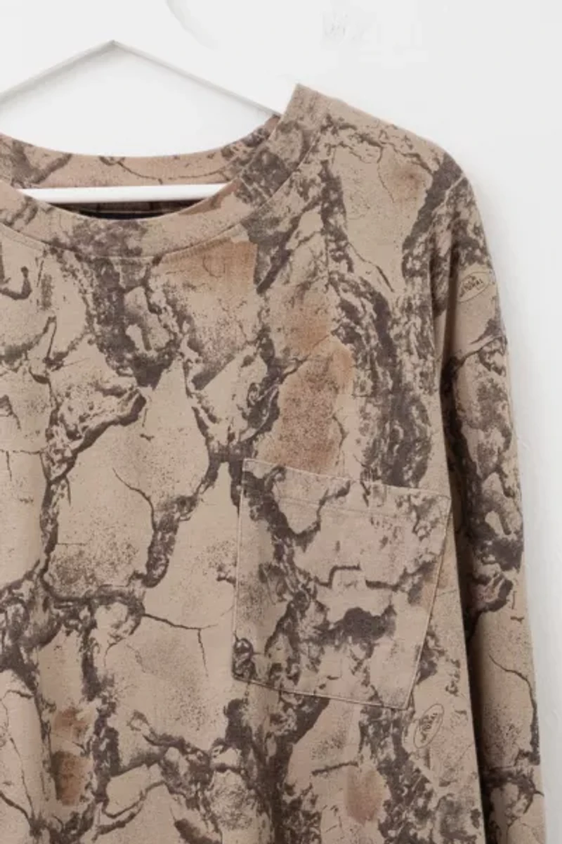 Vintage Y2K Tree Branch Camo Long Sleeve T-Shirt