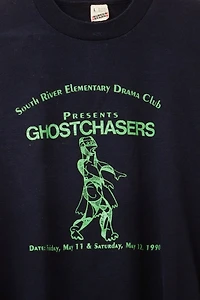 Vintage 1990s Distressed Ghostchasers Black Graphic T-Shirt