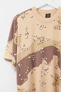 Vintage 1990s Distressed Desert Camo Single Stitch T-Shirt