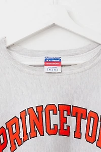 Vintage Y2K Distressed Champion Princeton Spell Out Reverse Weave Sweatshirt
