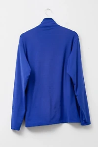 Vintage 1990s Patagonia Blue 1/4 Zip Long Sleeve Thermal Top