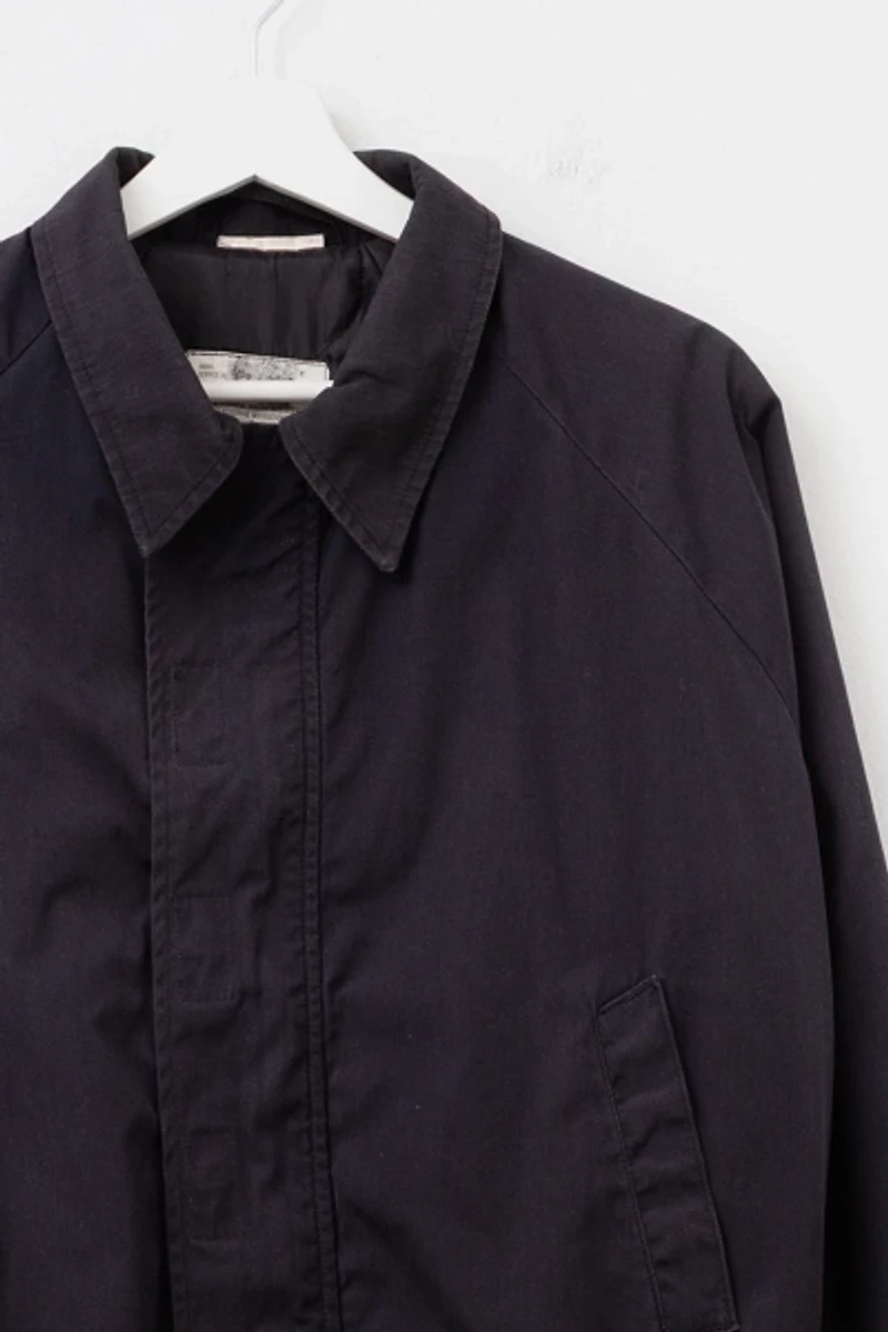 Vintage 1980s Distressed Black Insulated Utility Jacket