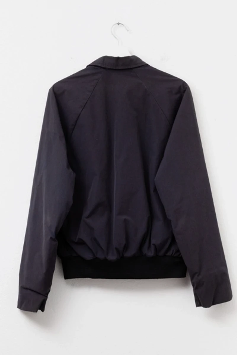 Vintage 1980s Distressed Black Insulated Utility Jacket