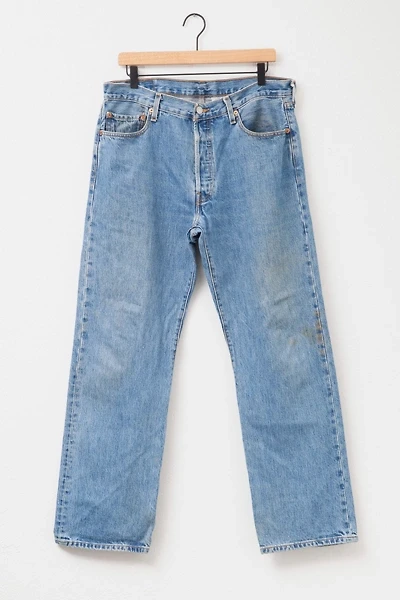 Vintage 1990s Distressed Levi’s® 501 Light Wash Denim Jeans