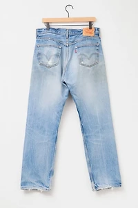 Vintage 1990s Levi’s® 501 XX Distressed Denim Blue Jeans