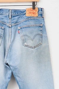 Vintage 1990s Levi’s® 501 XX Distressed Denim Blue Jeans