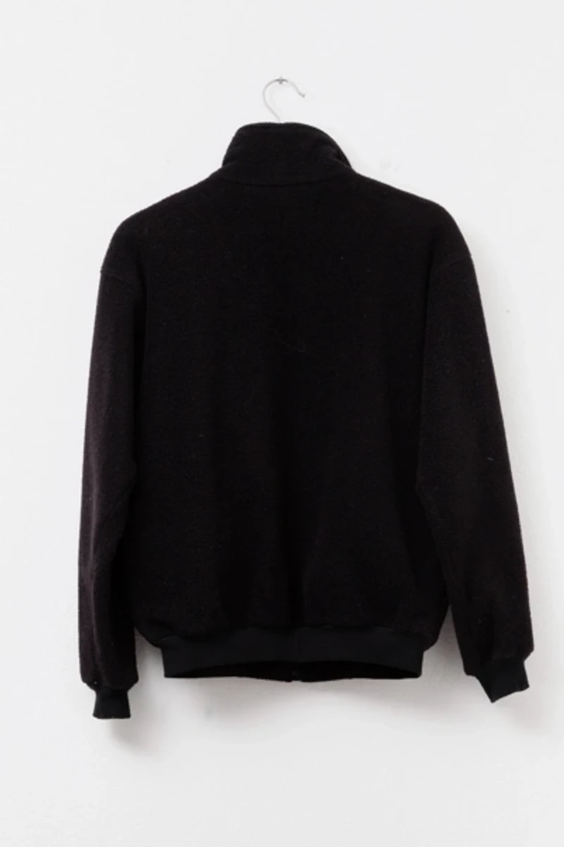 Vintage 1990s Patagonia Black Full Zipper Fleece