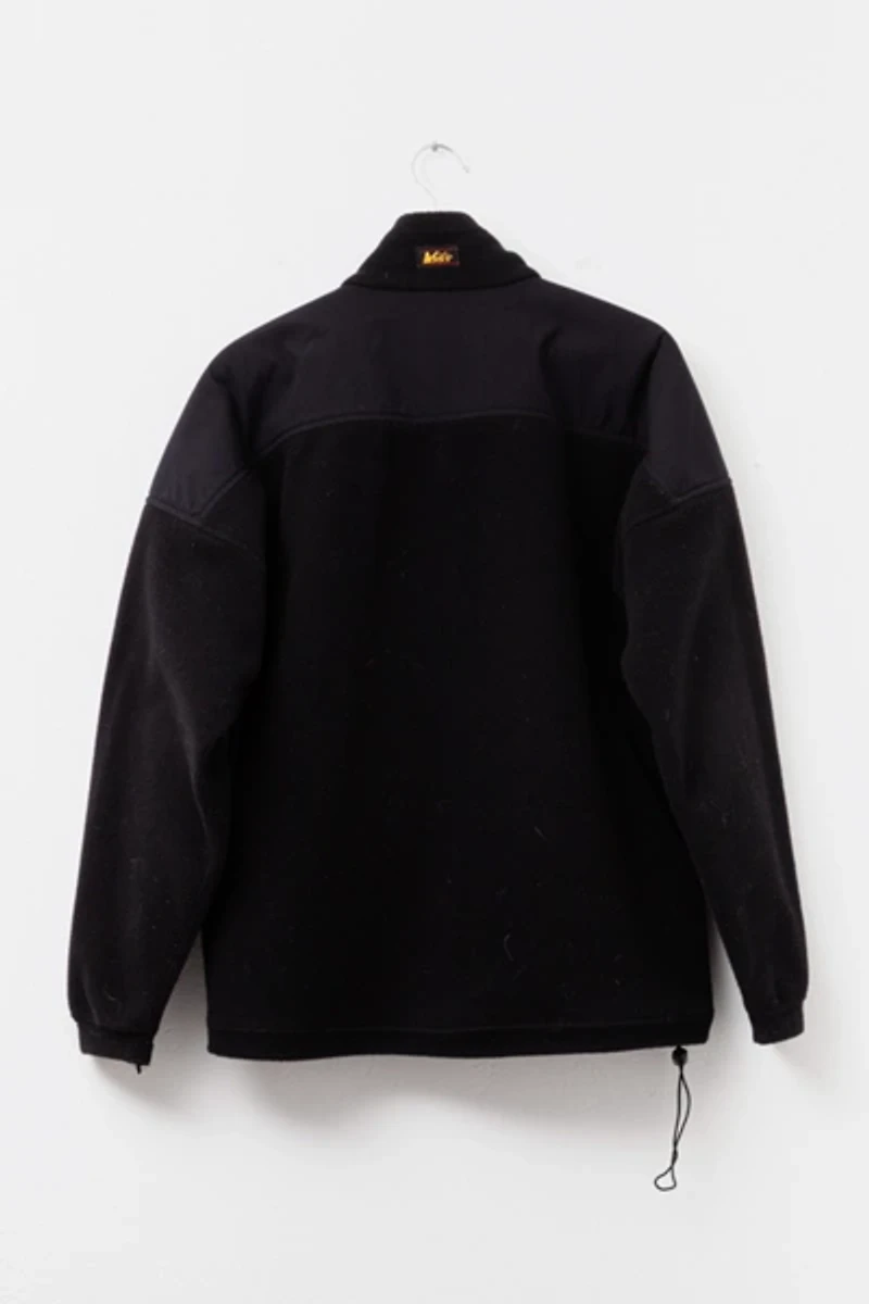 Vintage 1990s REI Black Technical Zipper Fleece