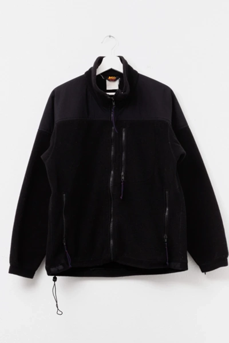 Vintage 1990s REI Black Technical Zipper Fleece