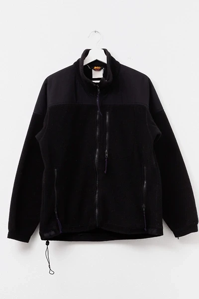 Vintage 1990s REI Black Technical Zipper Fleece
