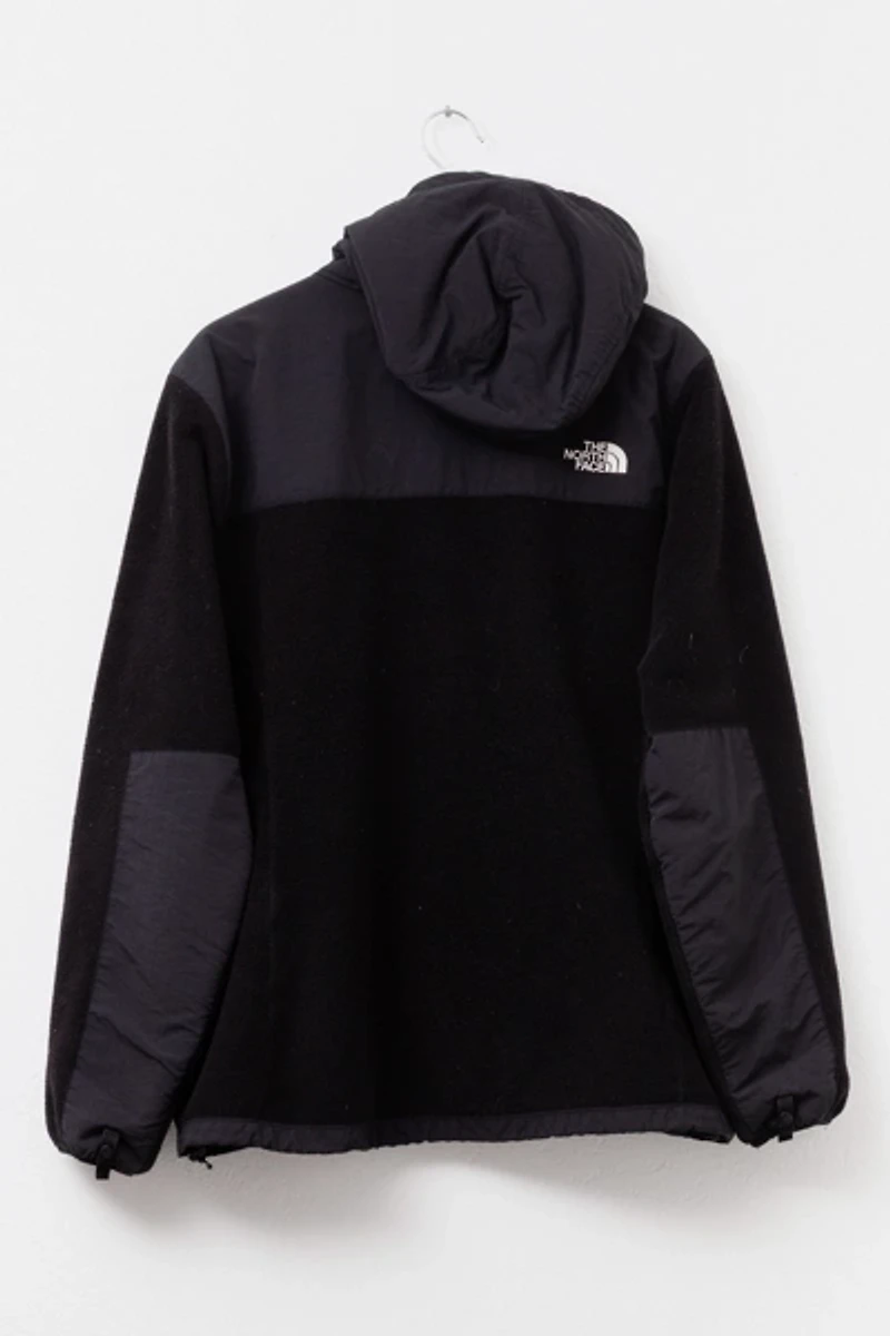 Vintage 1990s The North Face Hooded Black Technical Fleece