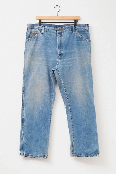 Vintage Y2K Distressed Dickies Oversized Denim Blue Work Jeans