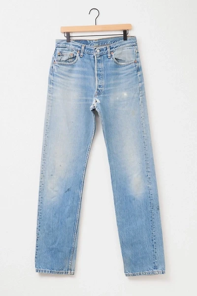 Vintage 1990s Distressed Levi’s® 501 Blue Denim Jeans