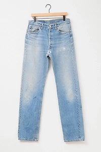 Vintage 1990s Distressed Levi’s® 501 Blue Denim Jeans