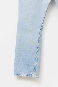 Vintage 1990s Distressed Levi’s® 501 Light Wash Denim Jeans