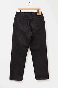 Vintage 1990s Lee Black Denim Distressed Jeans