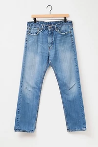 Vintage 1990s Levi’s® 505 Distressed Denim Blue Jeans