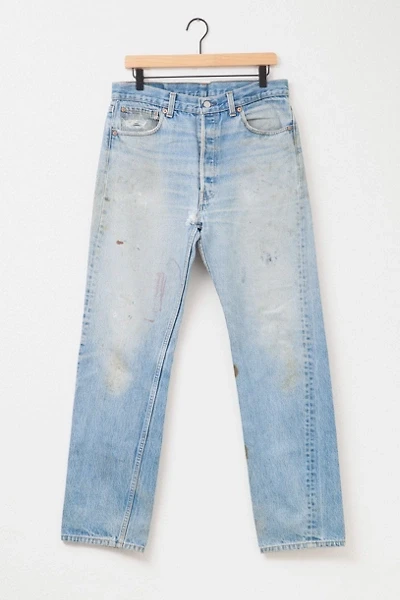 Vintage 1990s Levi’s® 501 XX Distressed Light Wash Denim Blue Jeans