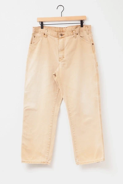 Vintage Y2K Distressed Dickies Brown Distressed Duck Canvas Work Pants