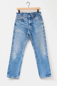 Vintage 1990s Levi’s® 501  Distressed Blue Denim Jeans