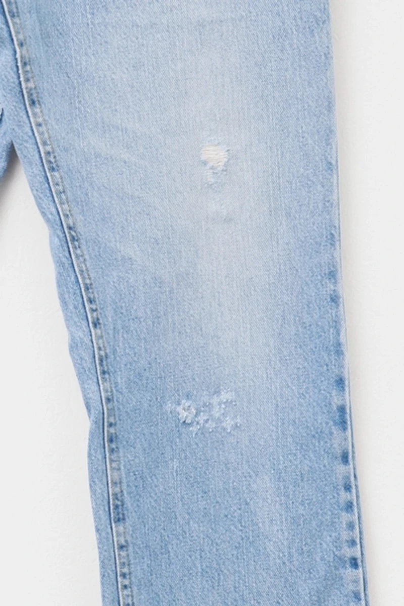 Vintage 1990s Lee Distressed Light Wash Denim Jeans