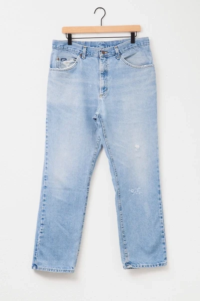 Vintage 1990s Lee Distressed Light Wash Denim Jeans