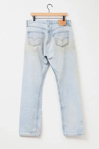 Vintage 1990s Levi’s® 501 Distressed Light Wash Button Fly Denim Jeans