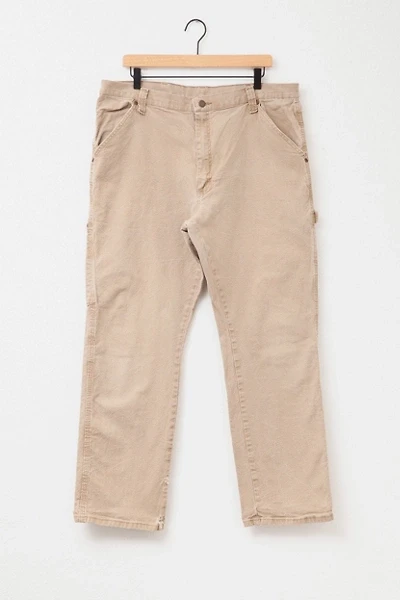 Vintage 1990s Wrangler Distressed Light Brown Work Pants