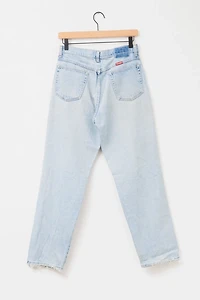 Vintage 1990s Wrangler Distressed Light Wash Denim Blue Jeans