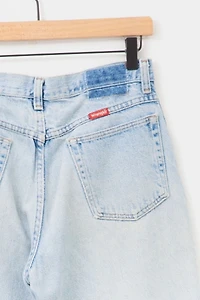 Vintage 1990s Wrangler Distressed Light Wash Denim Blue Jeans