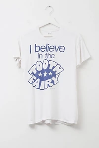 Vintage 1970s Distressed I Believe in the Tooth Fairy Graphic T-Shirt