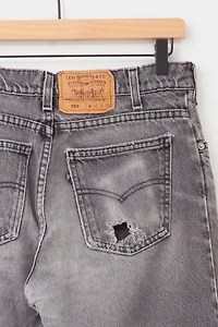 Vintage 1990s Levi’s® 550 Black Distressed Denim Jeans