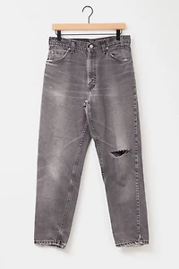 Vintage 1990s Levi’s® 550 Black Distressed Denim Jeans