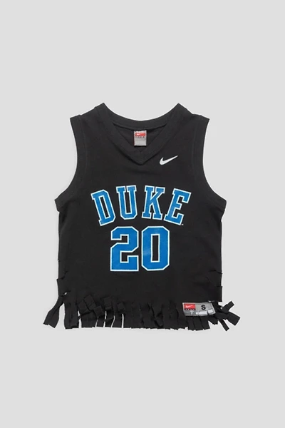 Vintage Duke Blue Devils Basketball Fringe Jersey
