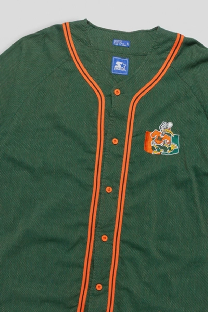 Vintage Miami Hurricanes Baseball Jersey