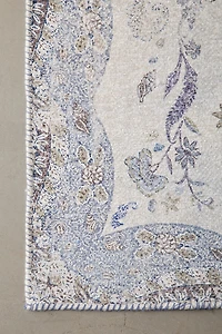 Isla Salt Washed Medallion Printed Rug