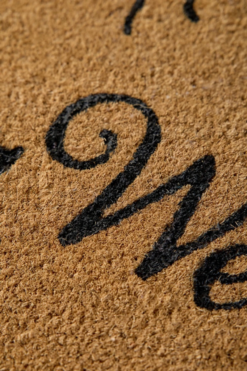 Soaking Wet Scalloped Coir Doormat